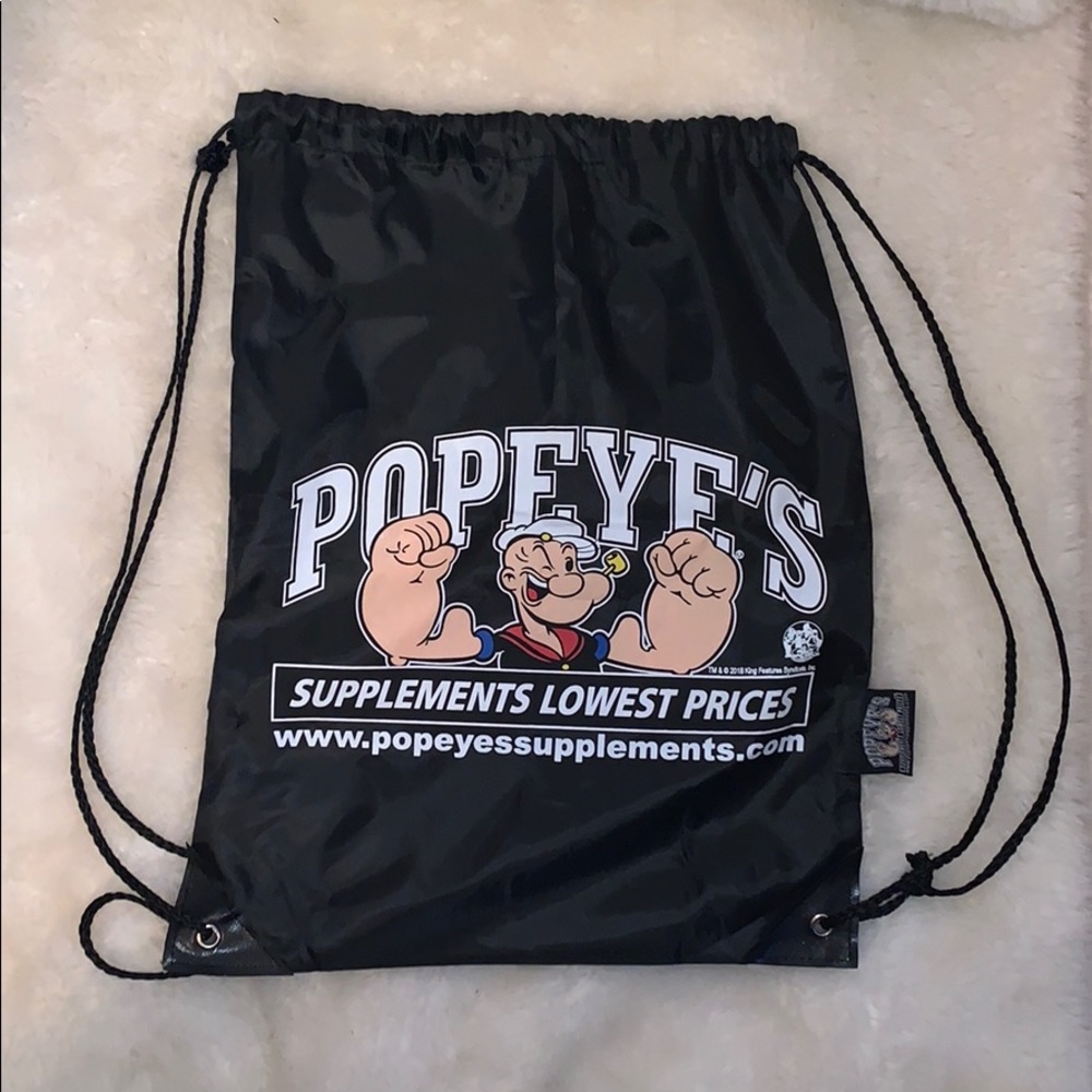 3/$15 Popeye’s drawstring bag